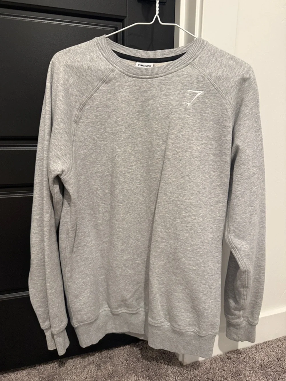 Gymshark Crewneck Sweatshirt - Light Grey - Picture 1 of 3